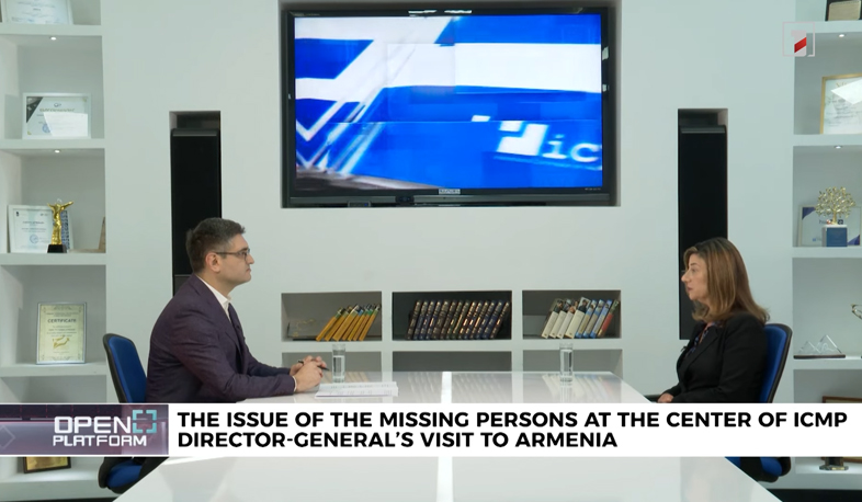 The issue of the missing persons at the center of ICMP director-general’s visit to Armenia