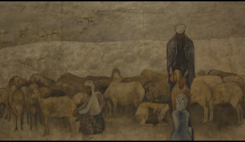 Հակոբ Հակոբյանի «Սարերում» որմնանկարը՝ «Բաց երկնքի տակ»