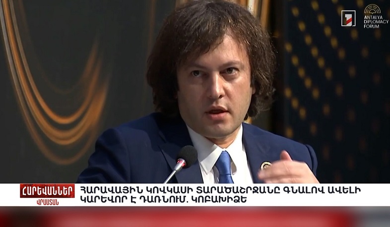 Հարավային Կովկասի տարածաշրջանը գնալով ավելի կարևոր է դառնում. Կոբախիձե. «Հարևաններ»