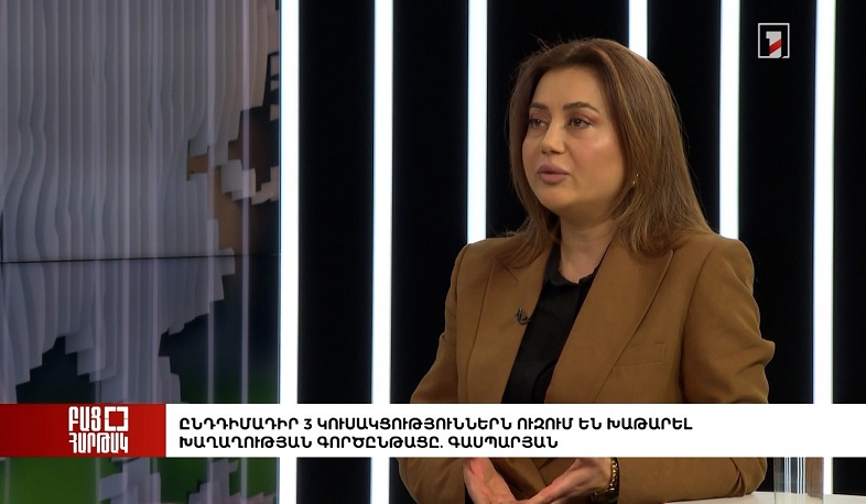 Բաց հարթակ. Ընդդիմադիր 3 կուսակցություններն ուզում են խաթարել խաղաղության գործընթացը. Գասպարյան